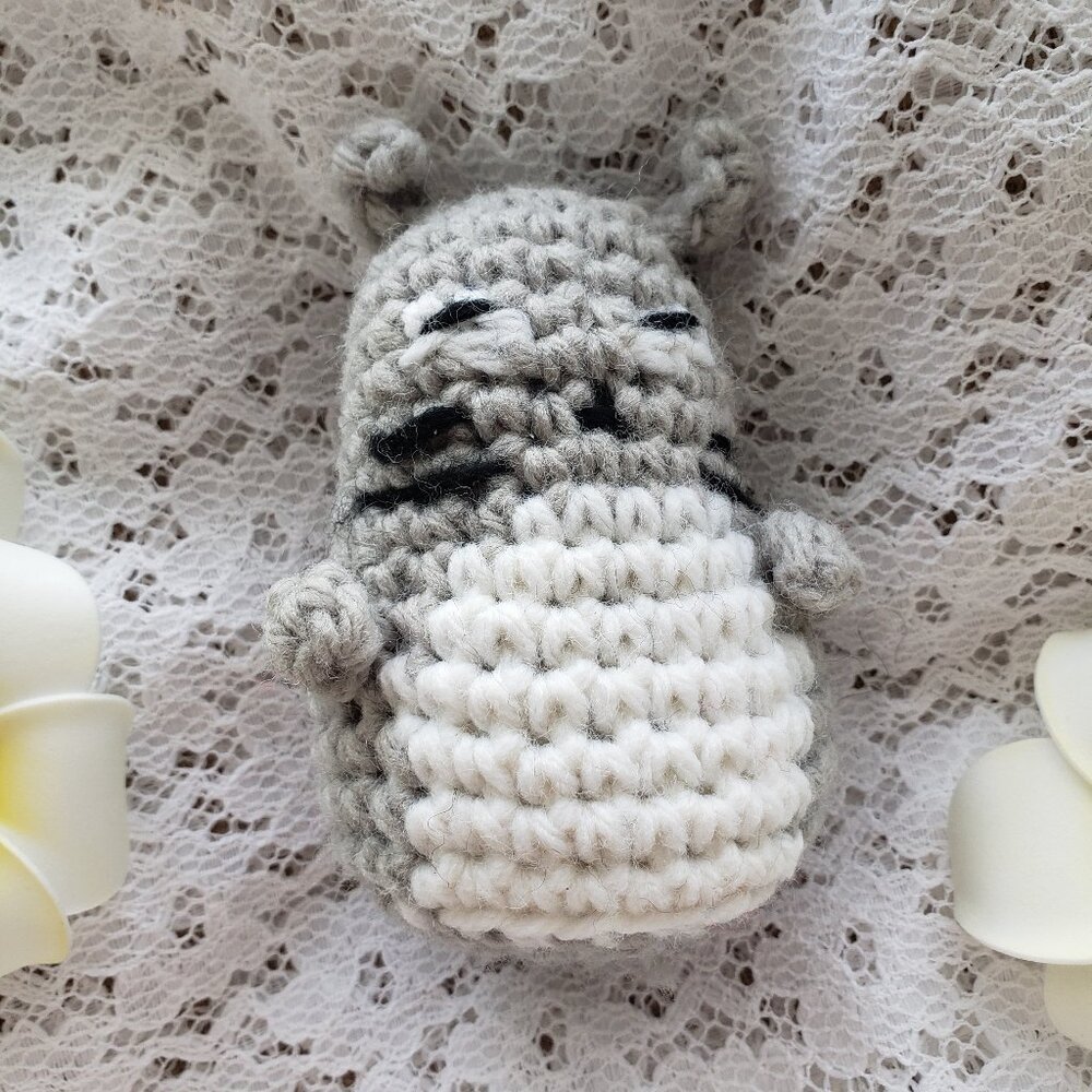 New Handmade Amigurumi Crochet Mini Totoro Stuffed Animal Toy Funny 7